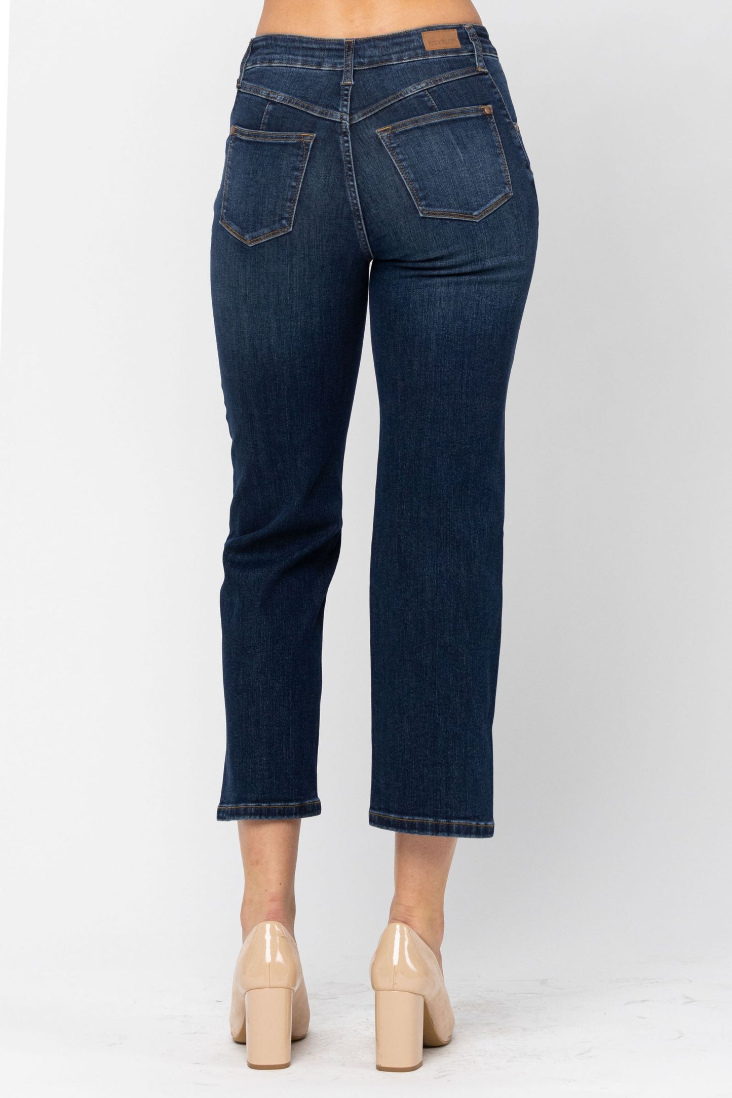 Judy Blue Straight Leg with Pocket Detail