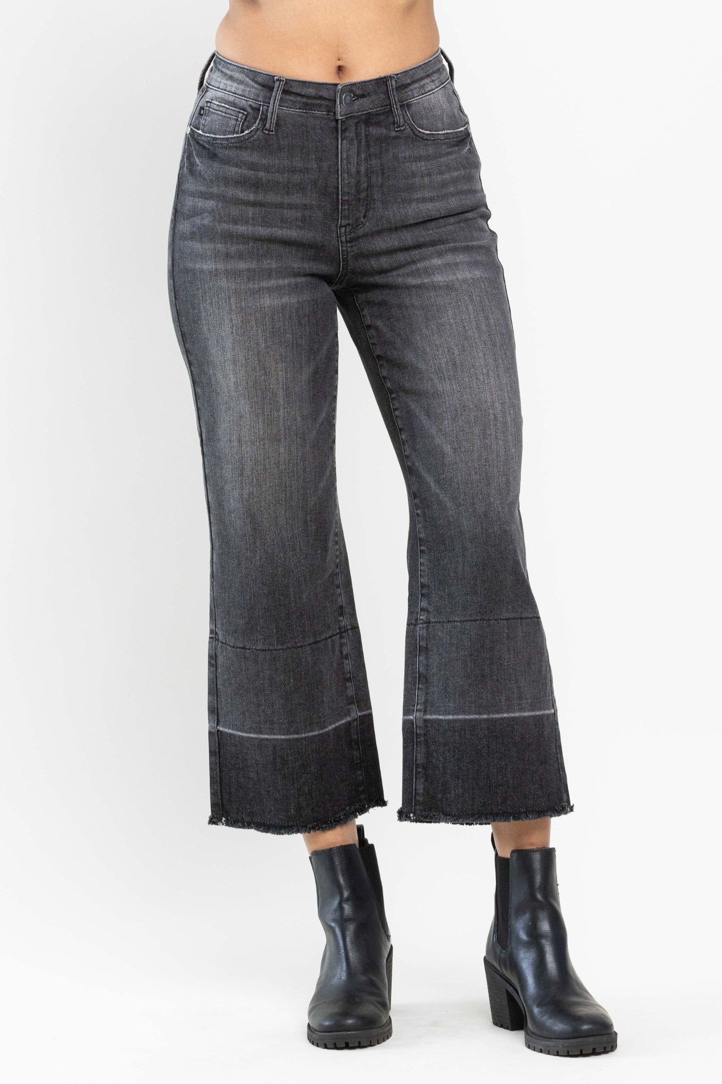 Judy Blue High Waist Cropped Denim Jeans