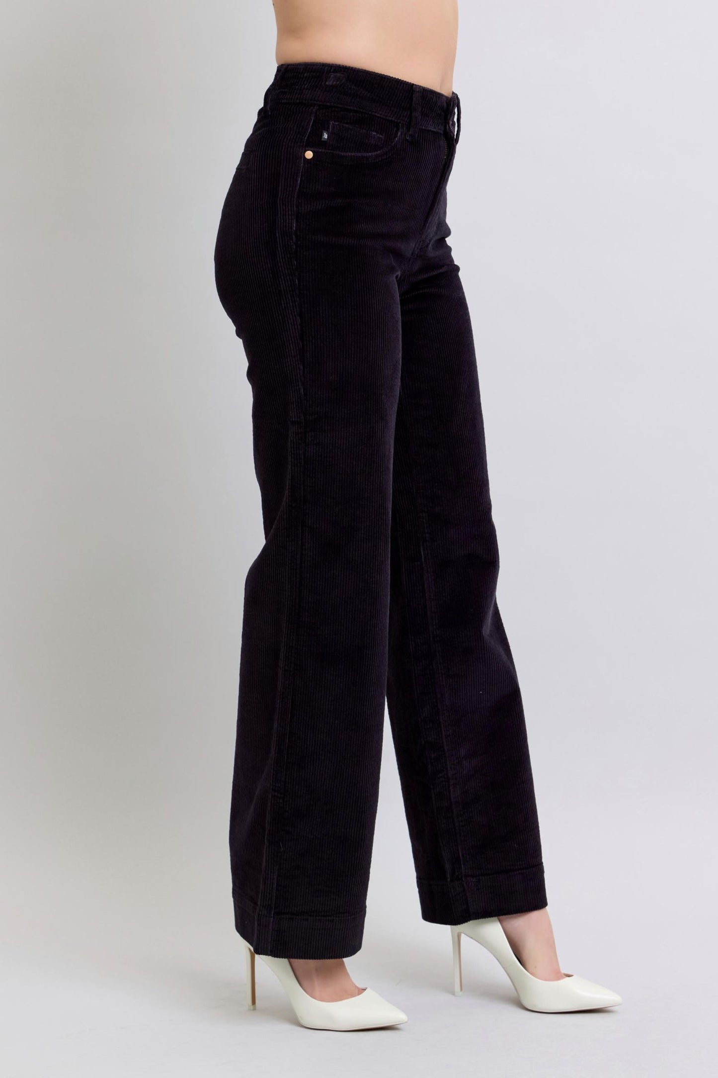 Judy Blue High Waist Corduroy Wide Leg Trousers