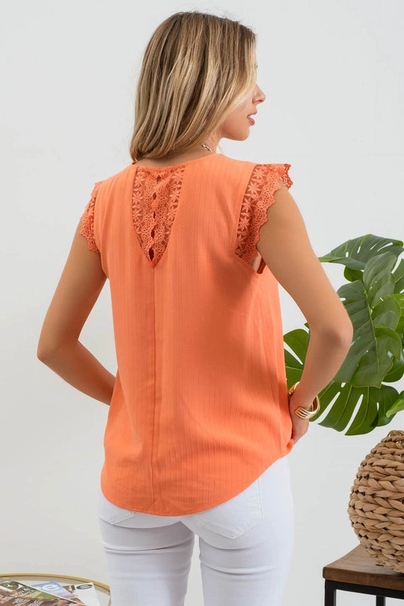 Forever Sunset Lace Top