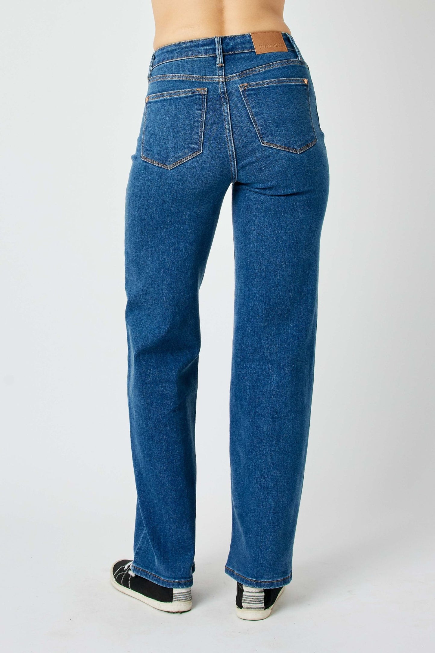 Judy Blue High Waist Vintage Wide Leg Denim Jeans