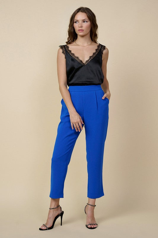 The Electric Blue Tapered Pant
