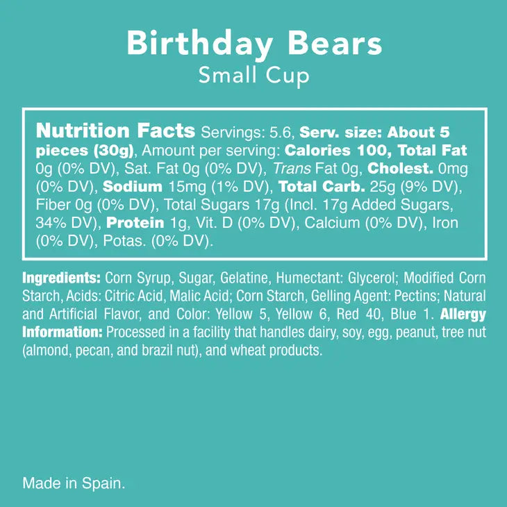 Candy Club Birthday Bears Happy Birthday Collection