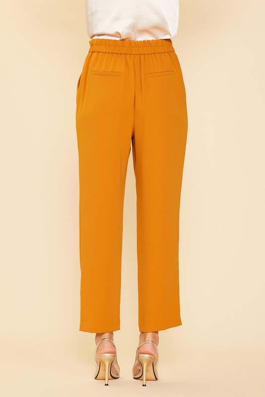 The Golden Mustard Tapered Pant