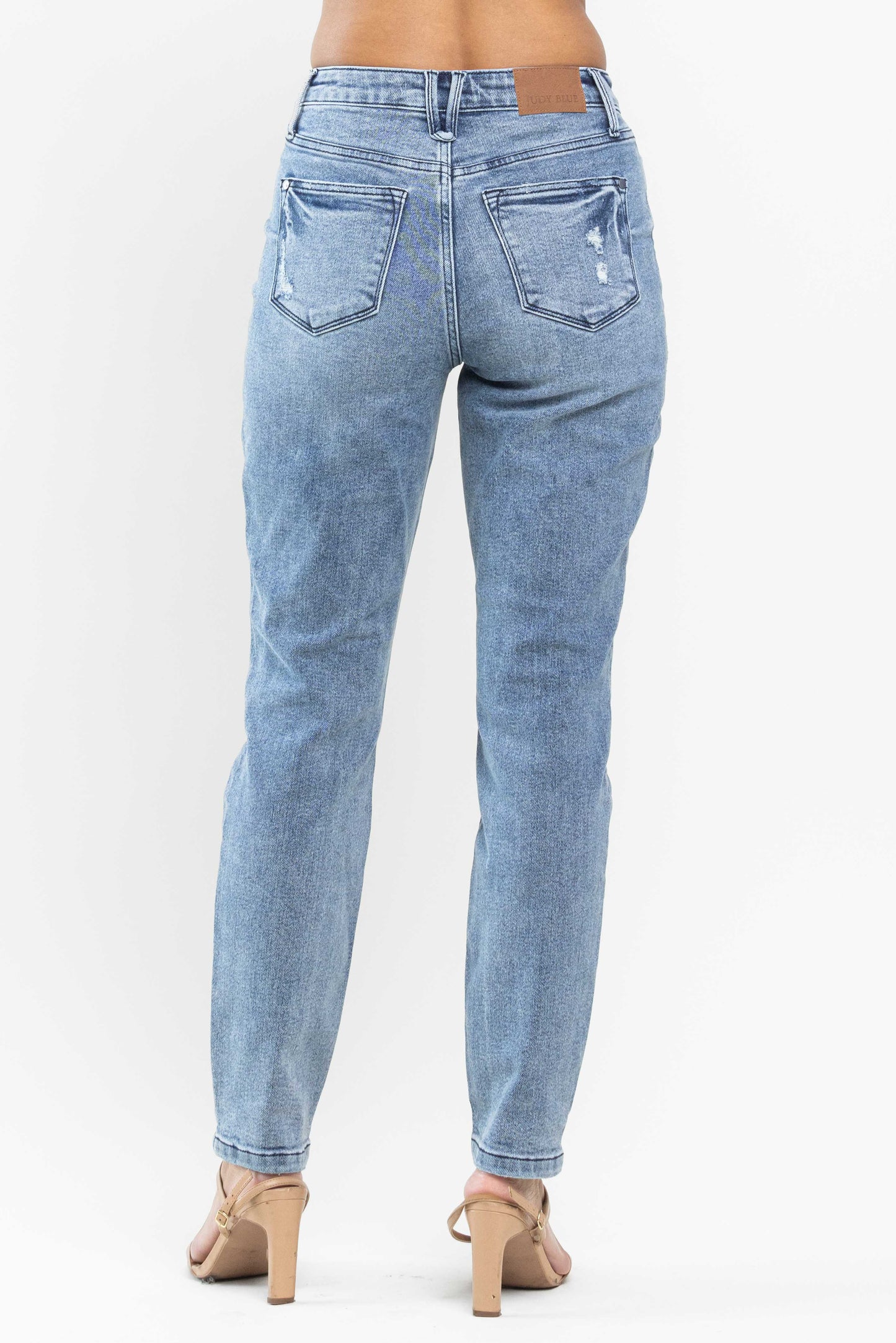 Judy Blue High Waist Vintage Destroy Slim Denim Jeans