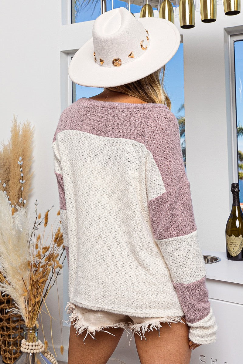 The Lavender Dreamstripe Sweater