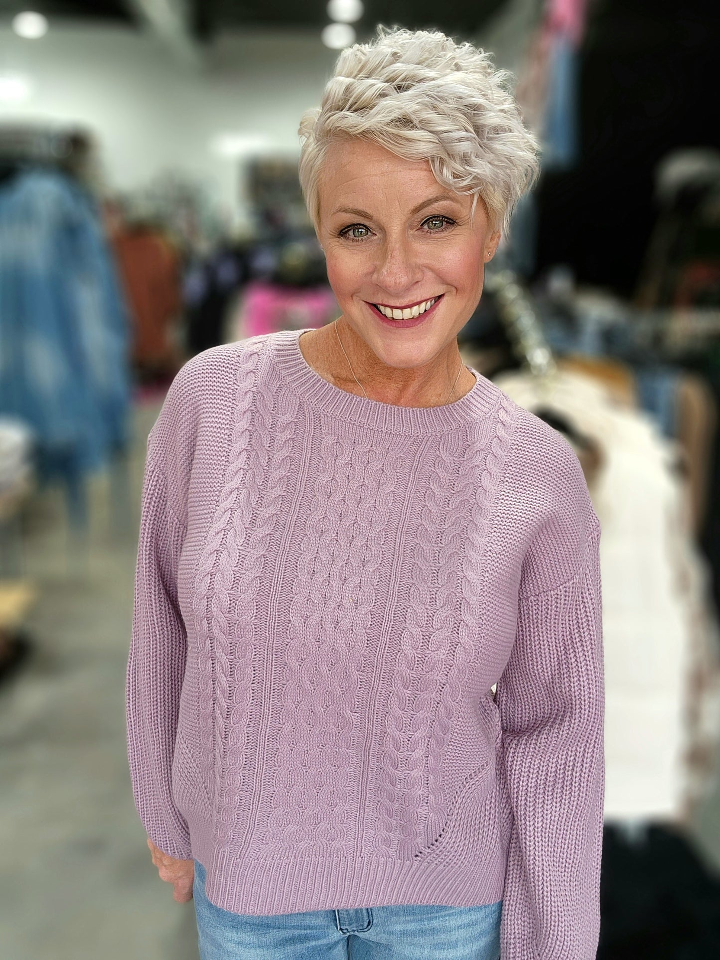 The Meadow Mauve Sweater