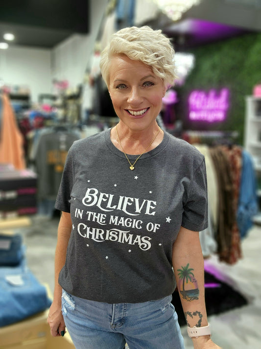 Believe In The Magic Of Christmas Graphic Tee