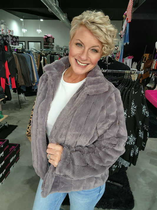 Whispered Faux Fur Jacket