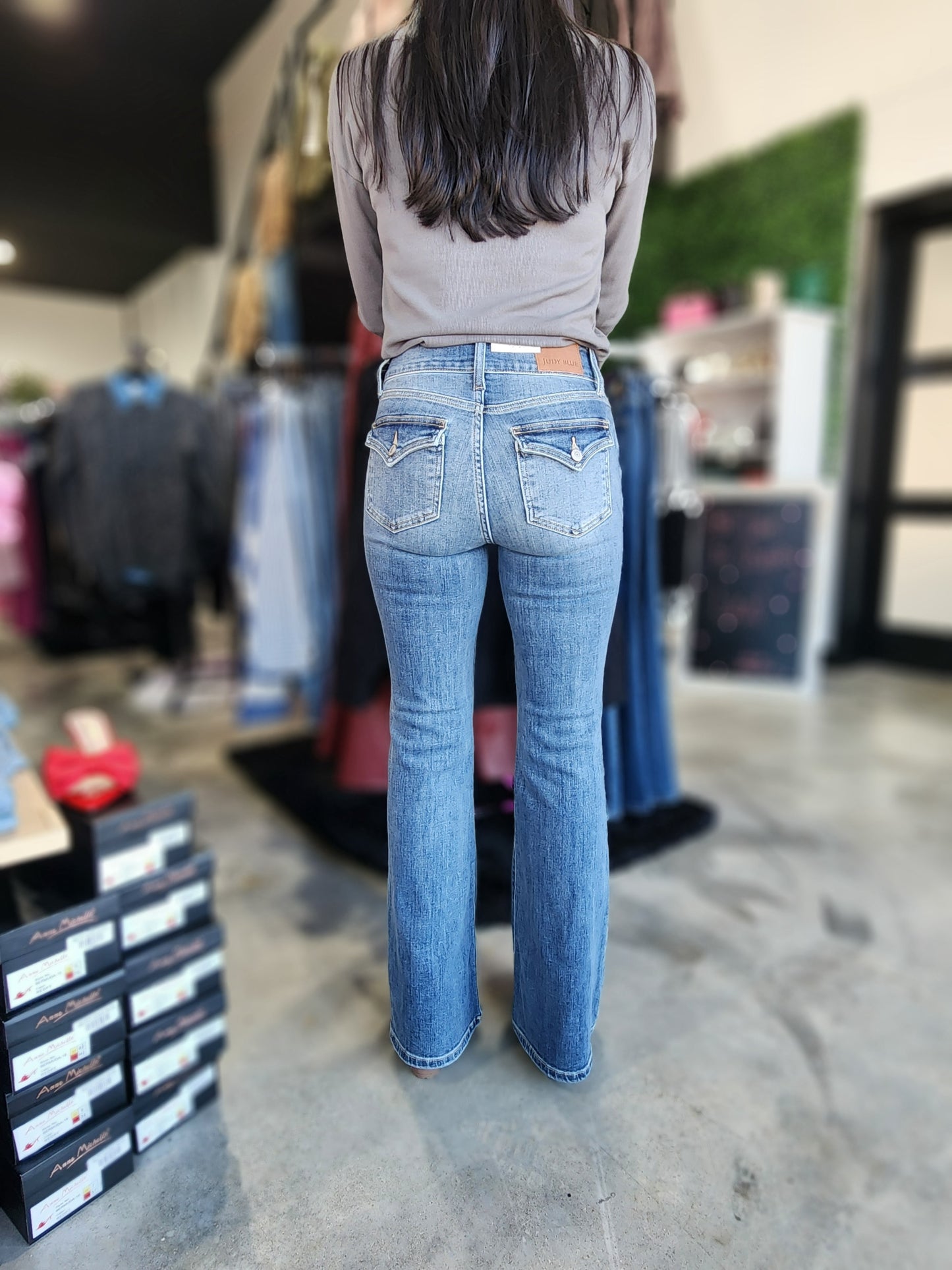 Judy Blue High Waist Flare Denim Jeans