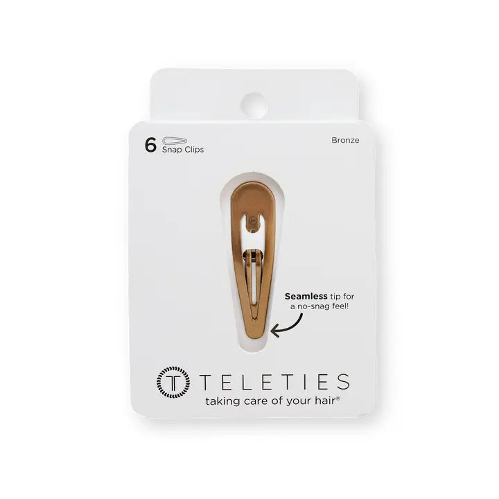 Teleties Snap Clip Bronze