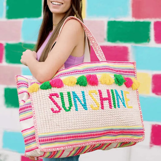 SUNSHINE Oversized Beach Bag