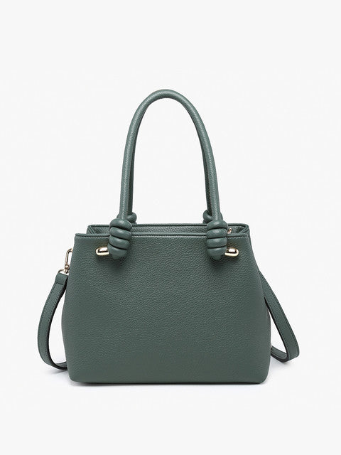 Blair Classic Satchel w/ Knotted Handles