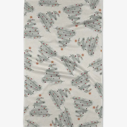 Geometry - Classy Christmas Tea Towel