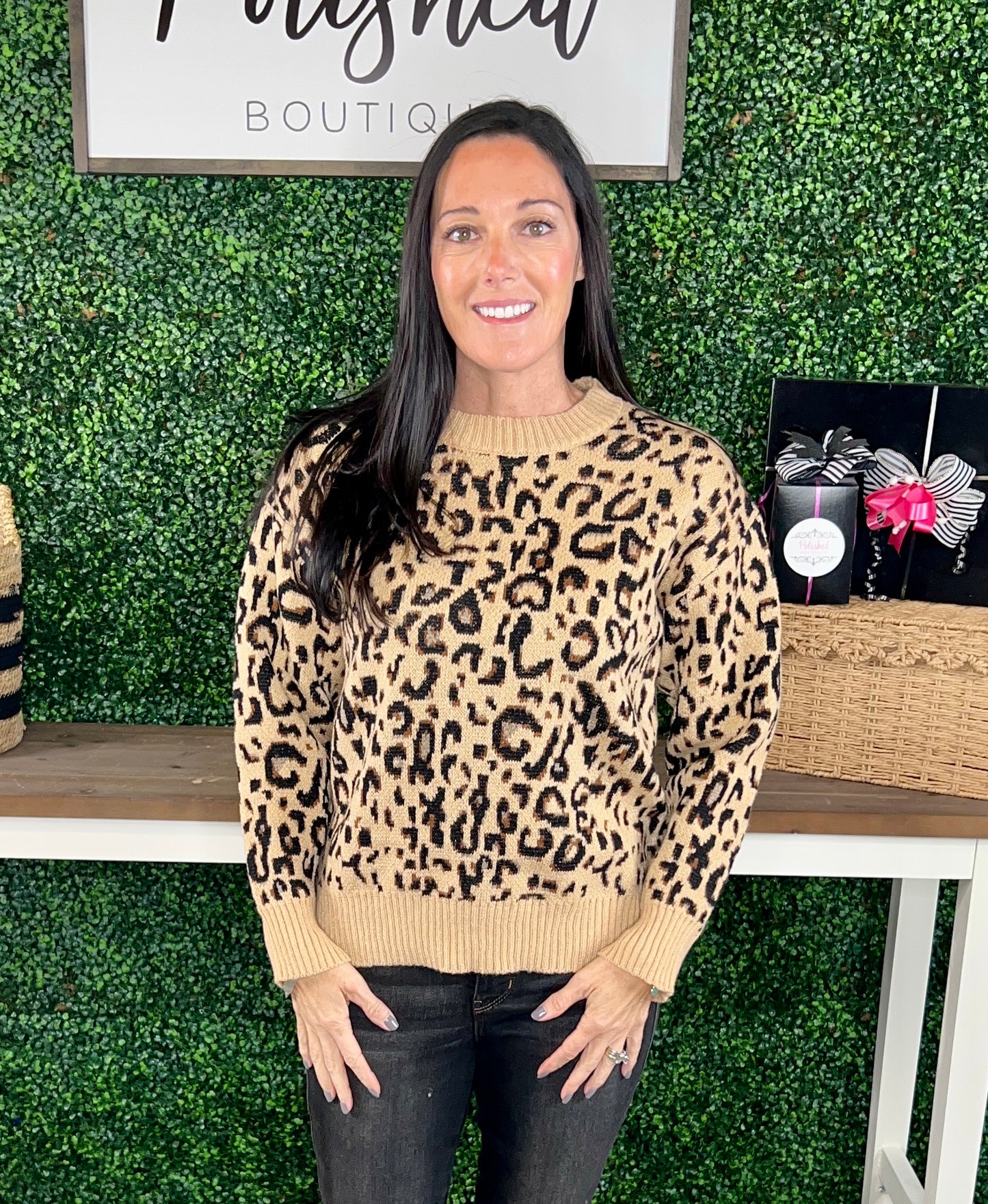 Leopard Vibes Sweater