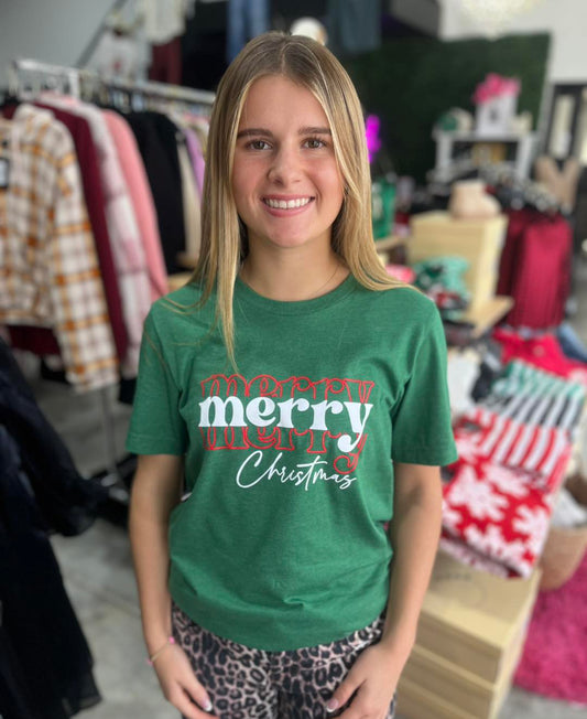 Merry Christmas Festive Graphic Tee