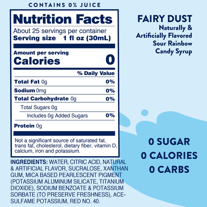 Jordan's Sour Fairy Dust Skinny Syrup