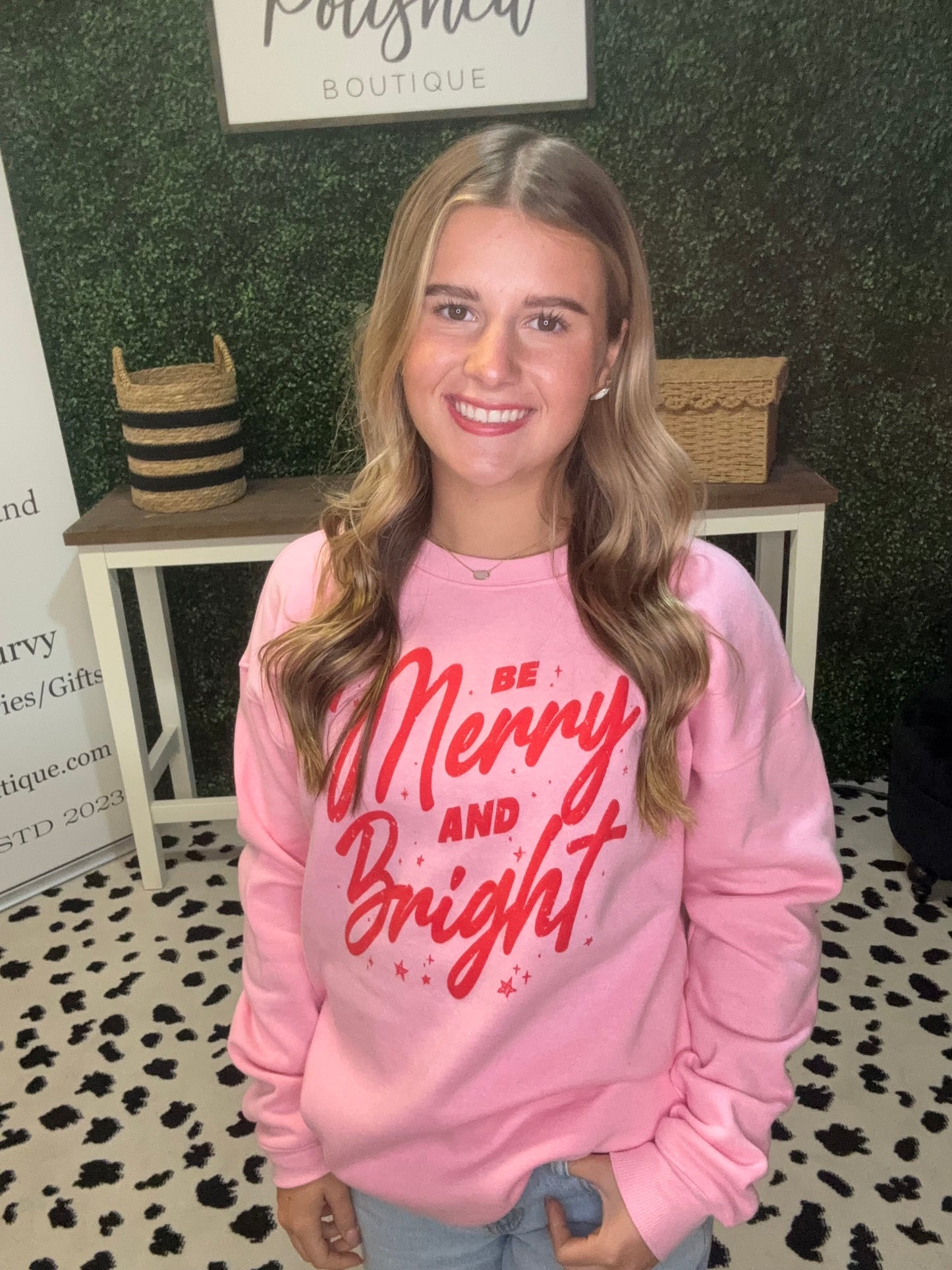 Be Merry and Bright Sweatshirt