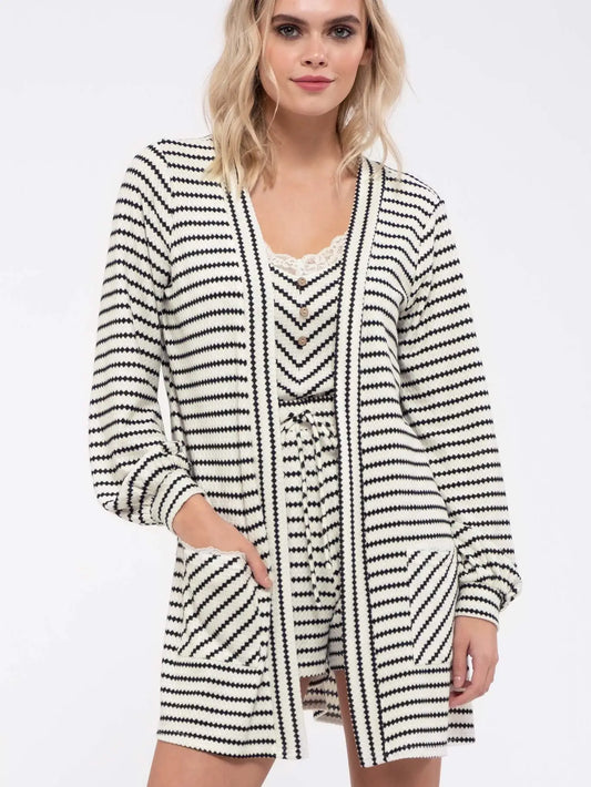 The Tilly Striped Cardigan