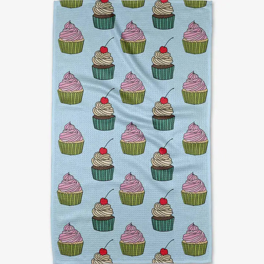 Geometry - Cupcake Love Tea Towel