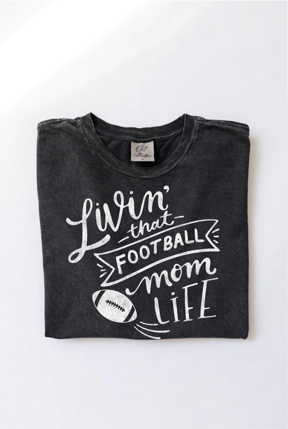 Livin' That Football Mom Life Graphic Tee