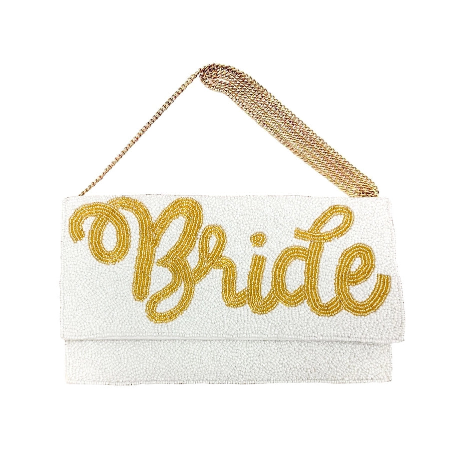 The Bride Beaded Clutch