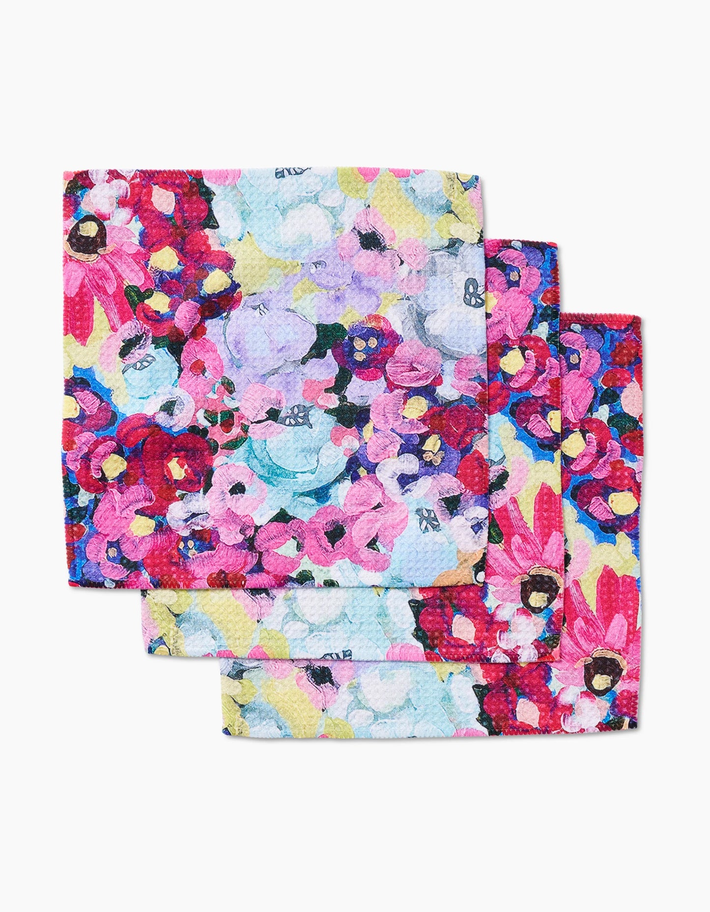 Geometry - Pink Fields Of Joy Dishcloth Set