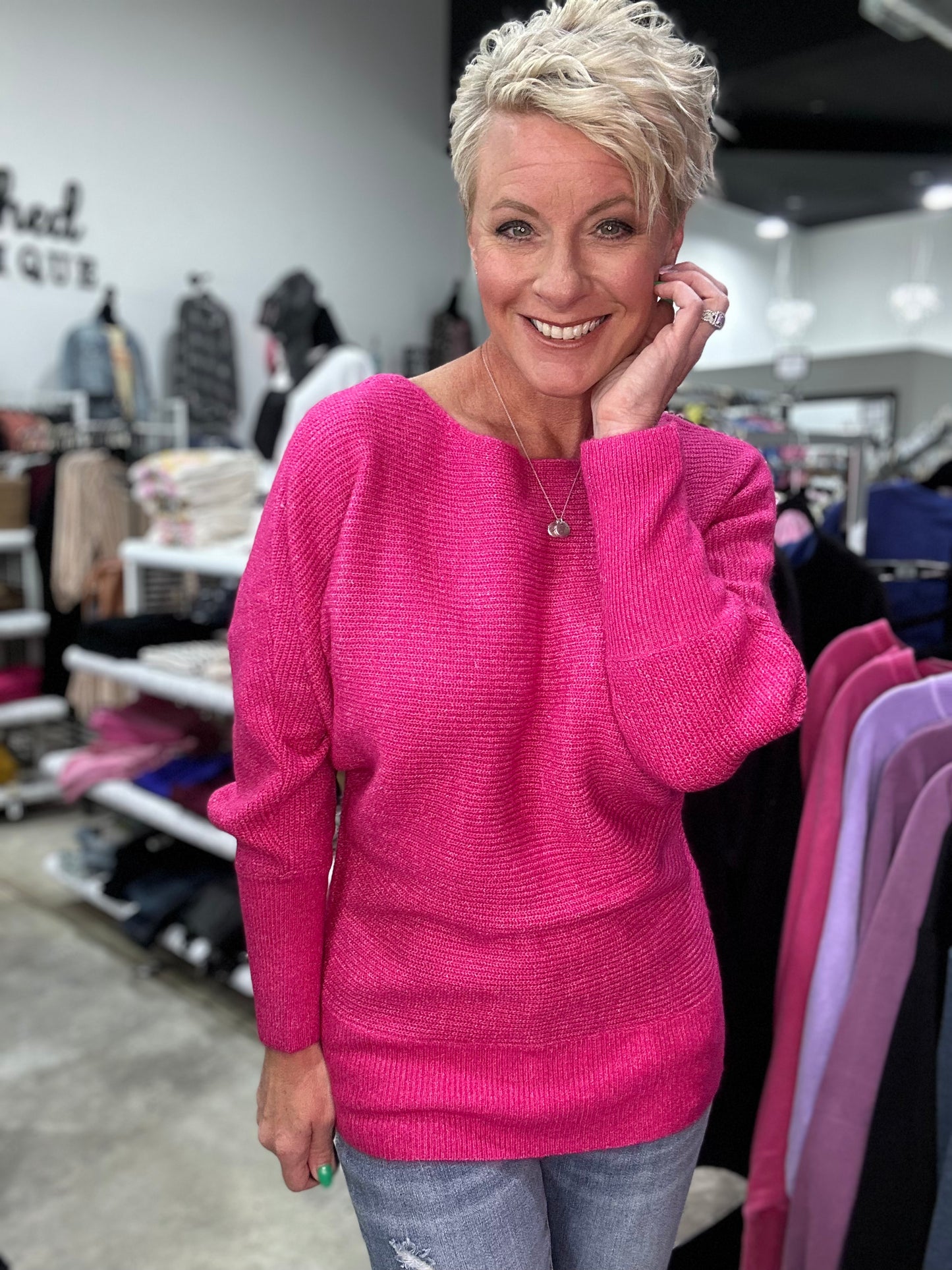 The Berry Pink Sweater