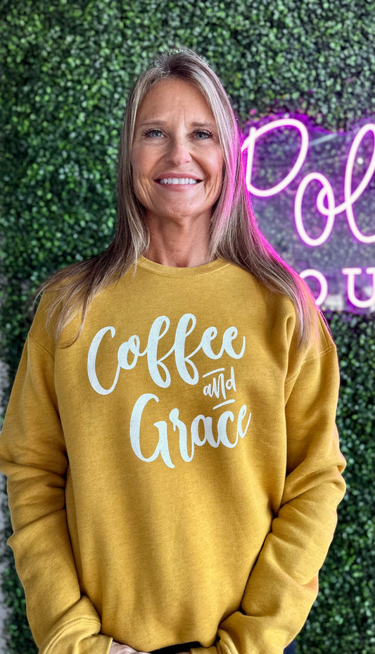 Coffee and Grace Graphic Sweatshirt