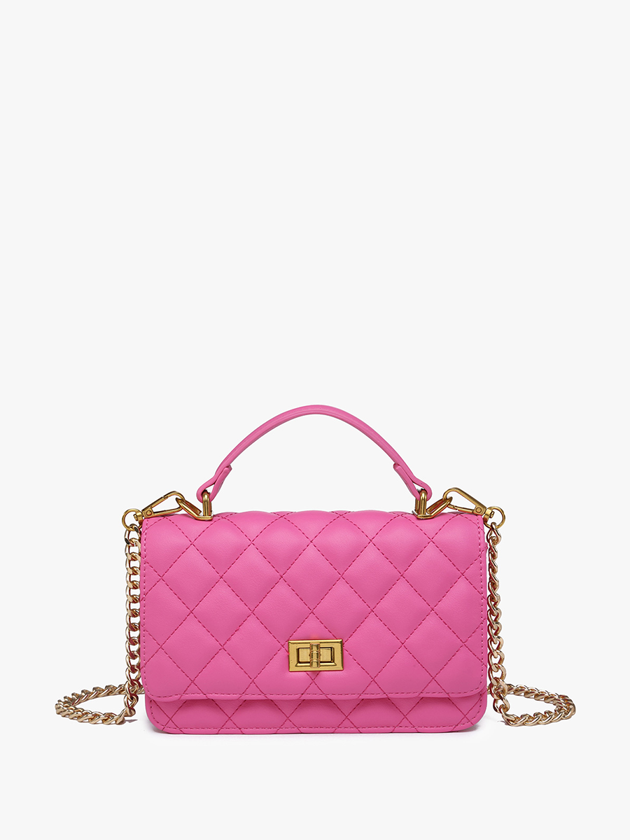 The Bali Quilted Chain Crossbody Purse