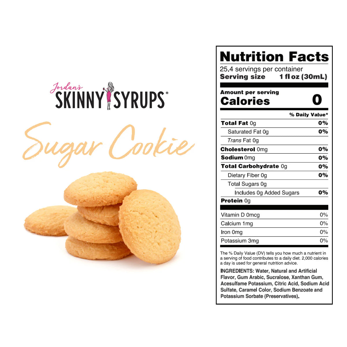 Jordan's Sugar Cookie Skinny Syrup