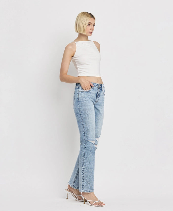 Lovervet High Rise Distressed Denim Jeans