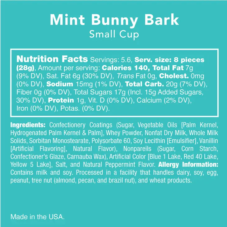 Candy Club Mint Bunny Bark