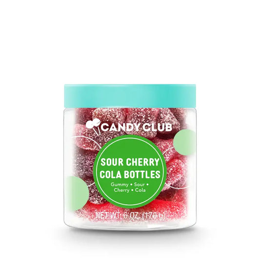 Candy Club Sour Cherry Cola Bottle Candies