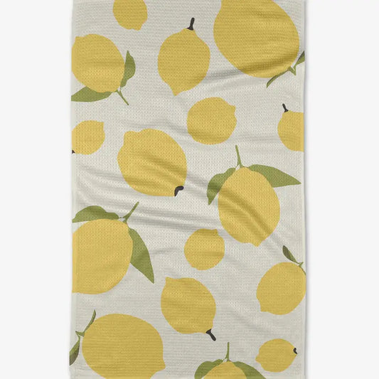 Geometry-Sunny Lemons Tea Towel