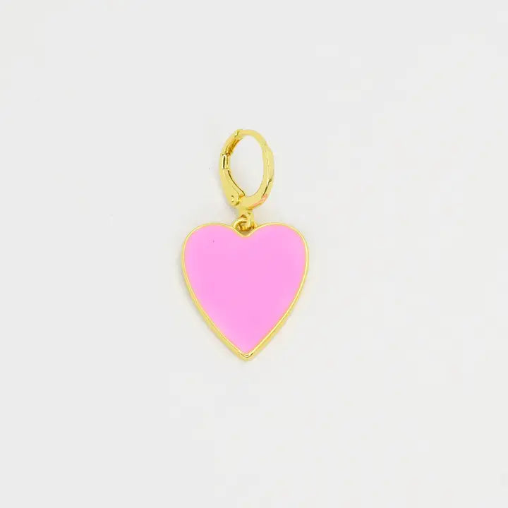 Pink Small Heart Charm