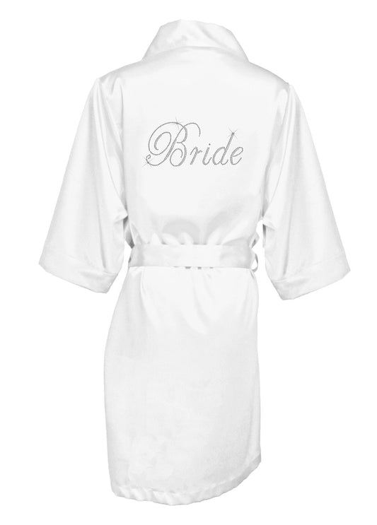 Bride Rhinestone Robe