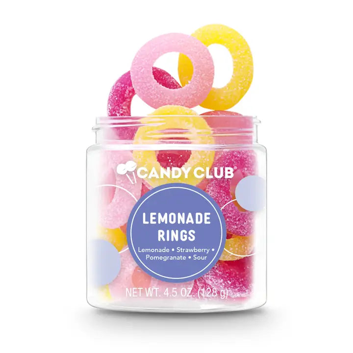 Candy Club Gummy Candy Lemonade Rings