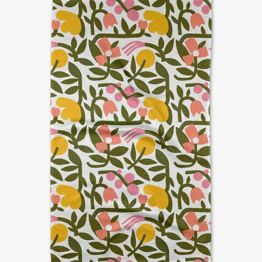 Geometry - Fresh Vines Tea Towel