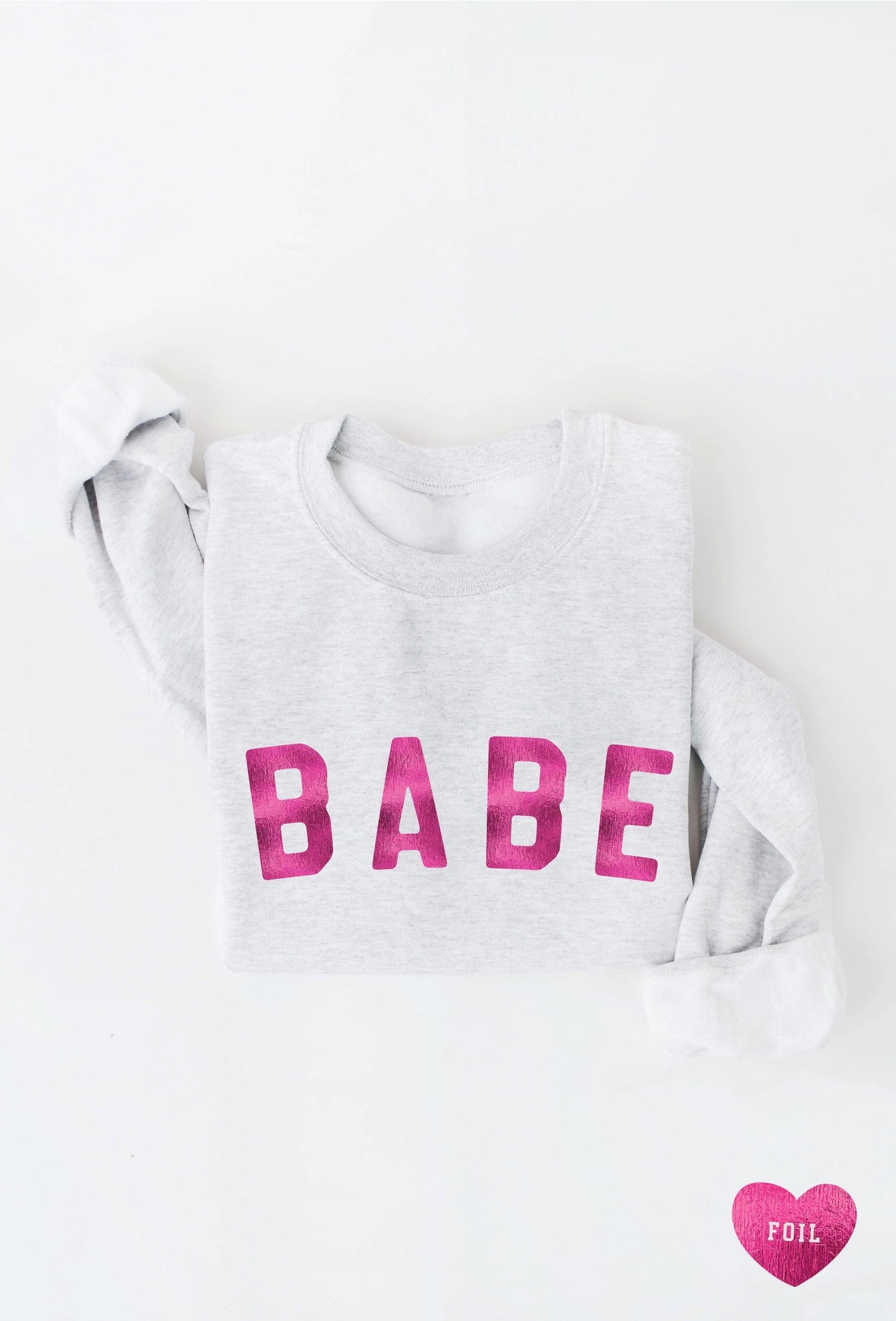 BABE Foil Graphic Sweatshirt