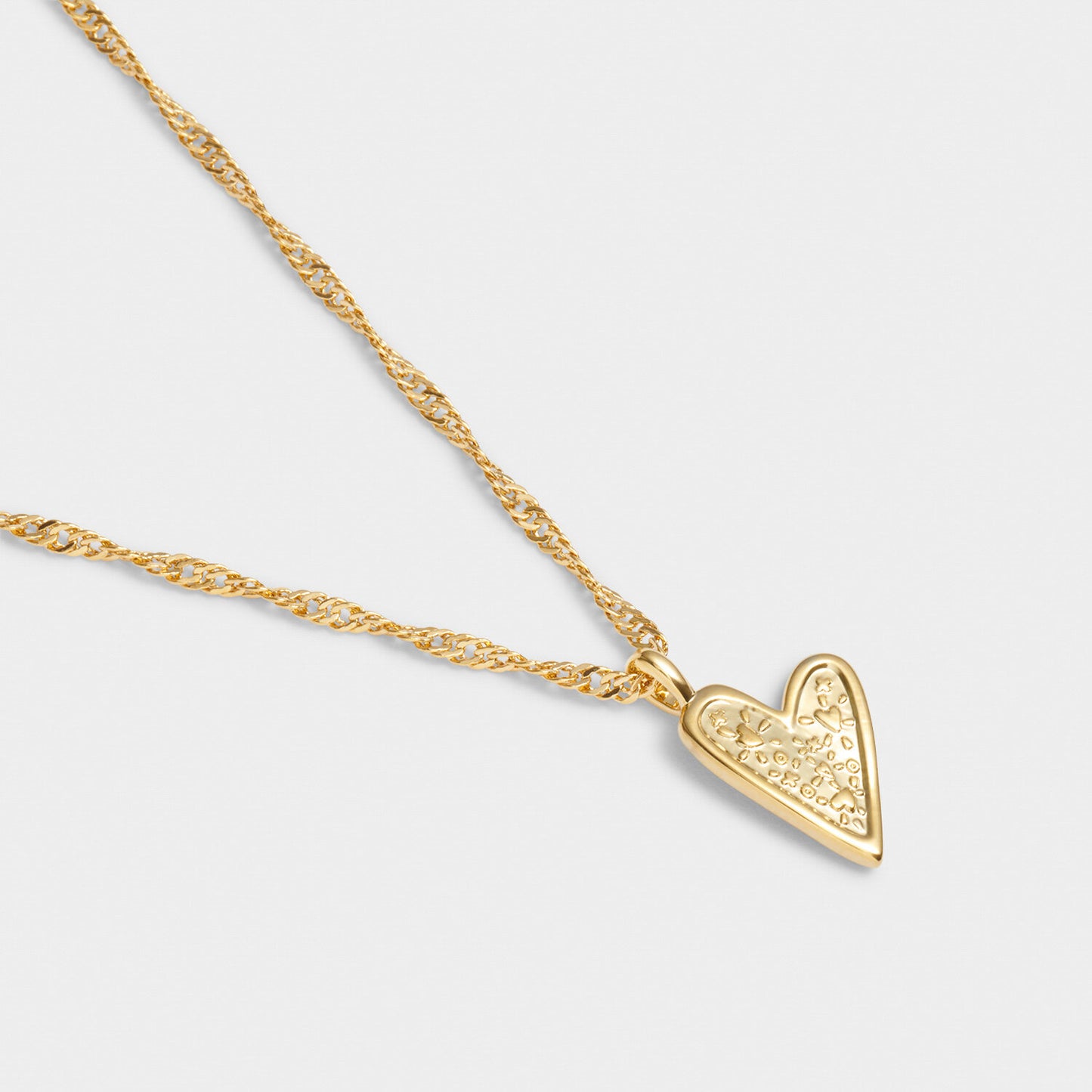 Friendship Gold Heart Necklace