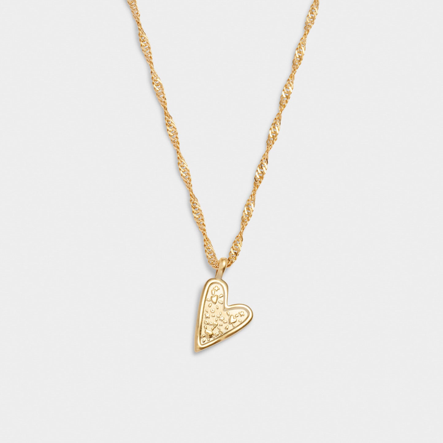 Friendship Gold Heart Necklace