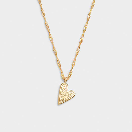 Friendship Gold Heart Necklace