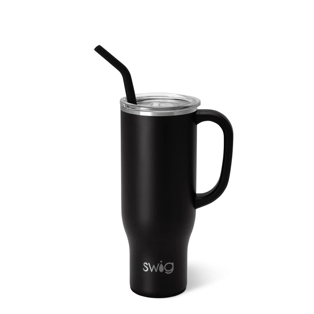 Swig Black Mega Mug 30 oz