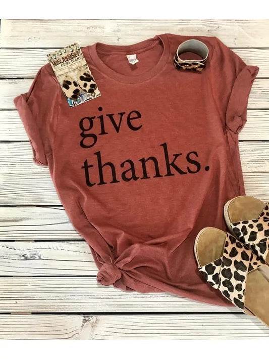 Give Thanks Graphic Tee