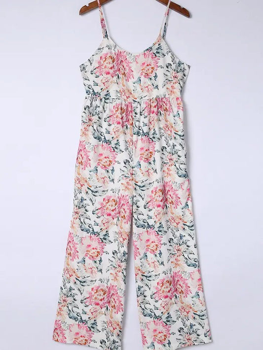 Flirty Floral Jumpsuit - Polished Boutique