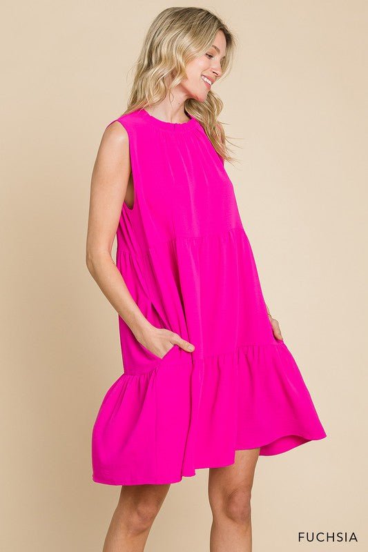 Fun Fuchsia Mini Dress - Polished Boutique