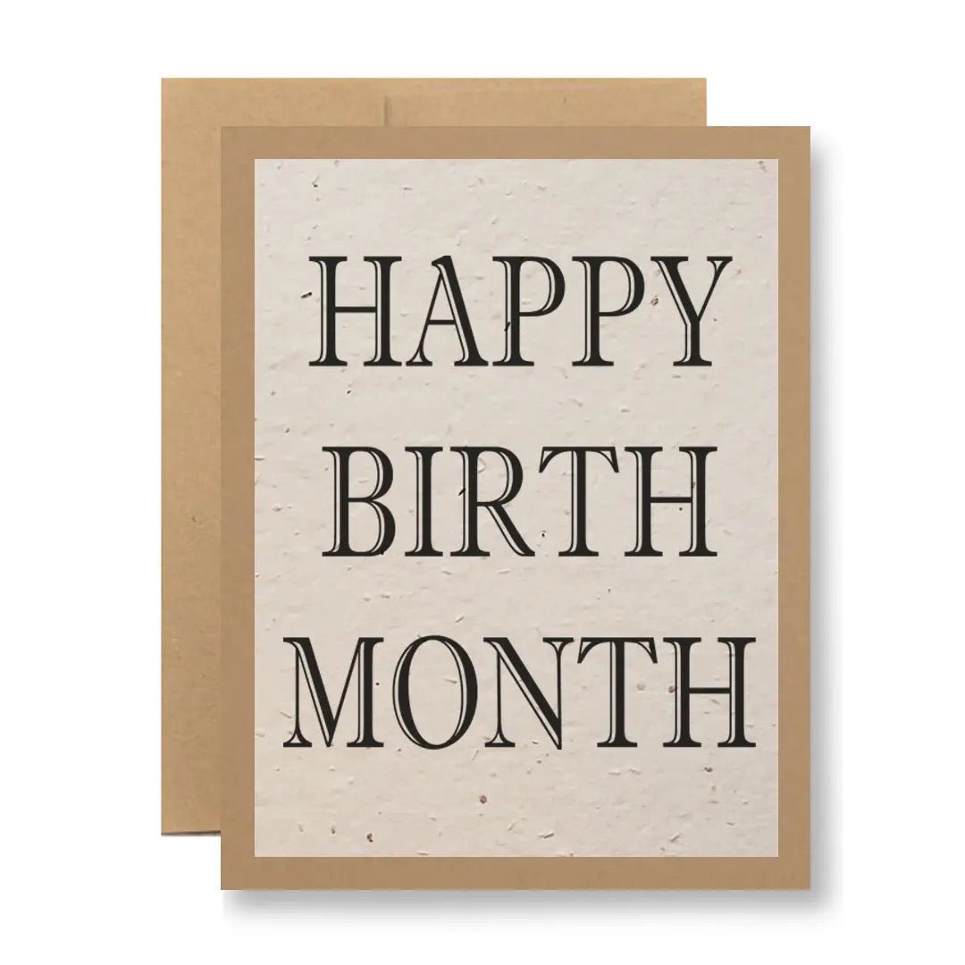 Happy Birth Month Card - Polished Boutique
