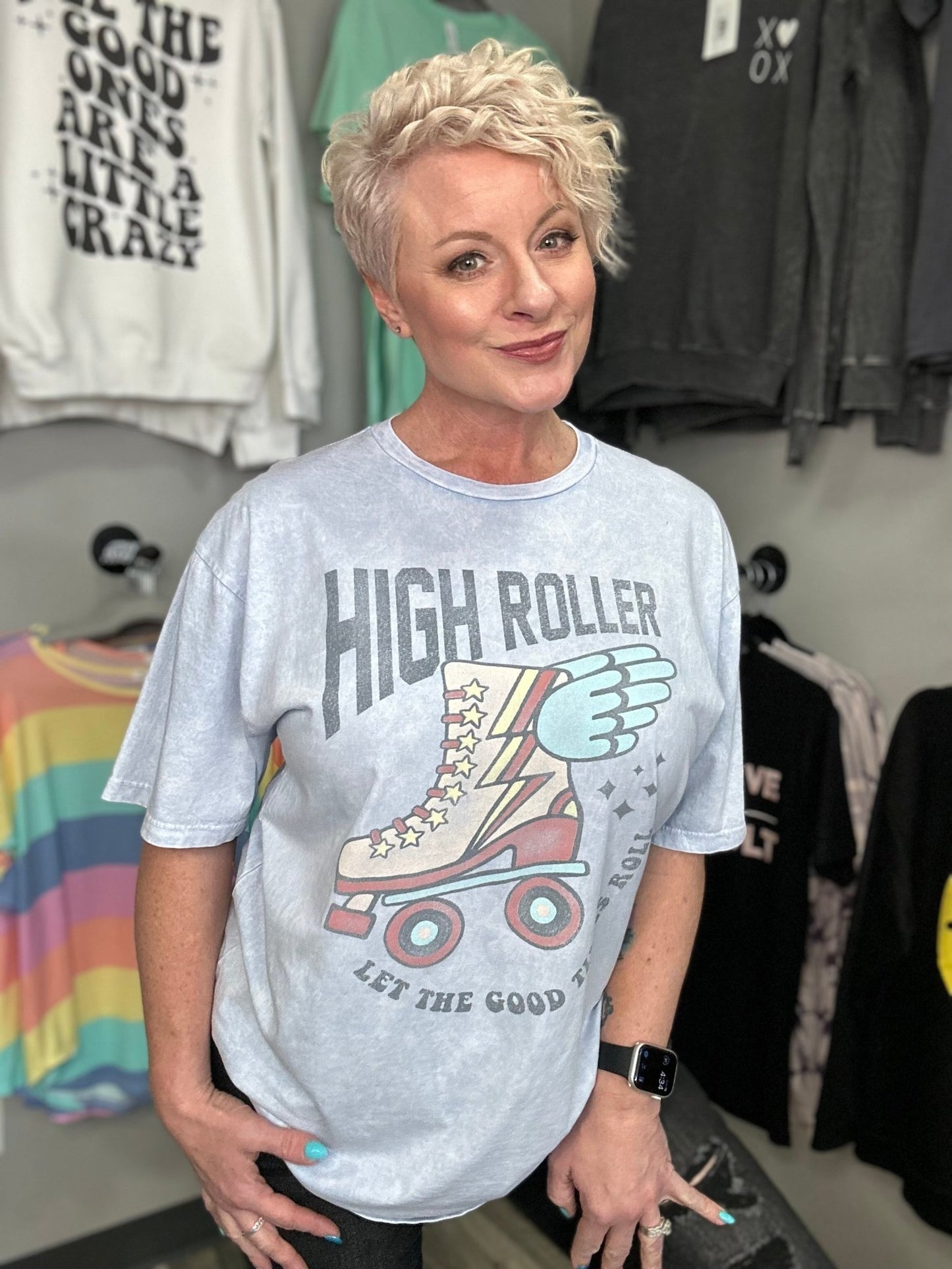 High Roller Tee - Lazy Daisy Boutique