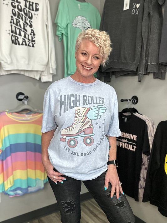 High Roller Tee - Lazy Daisy Boutique